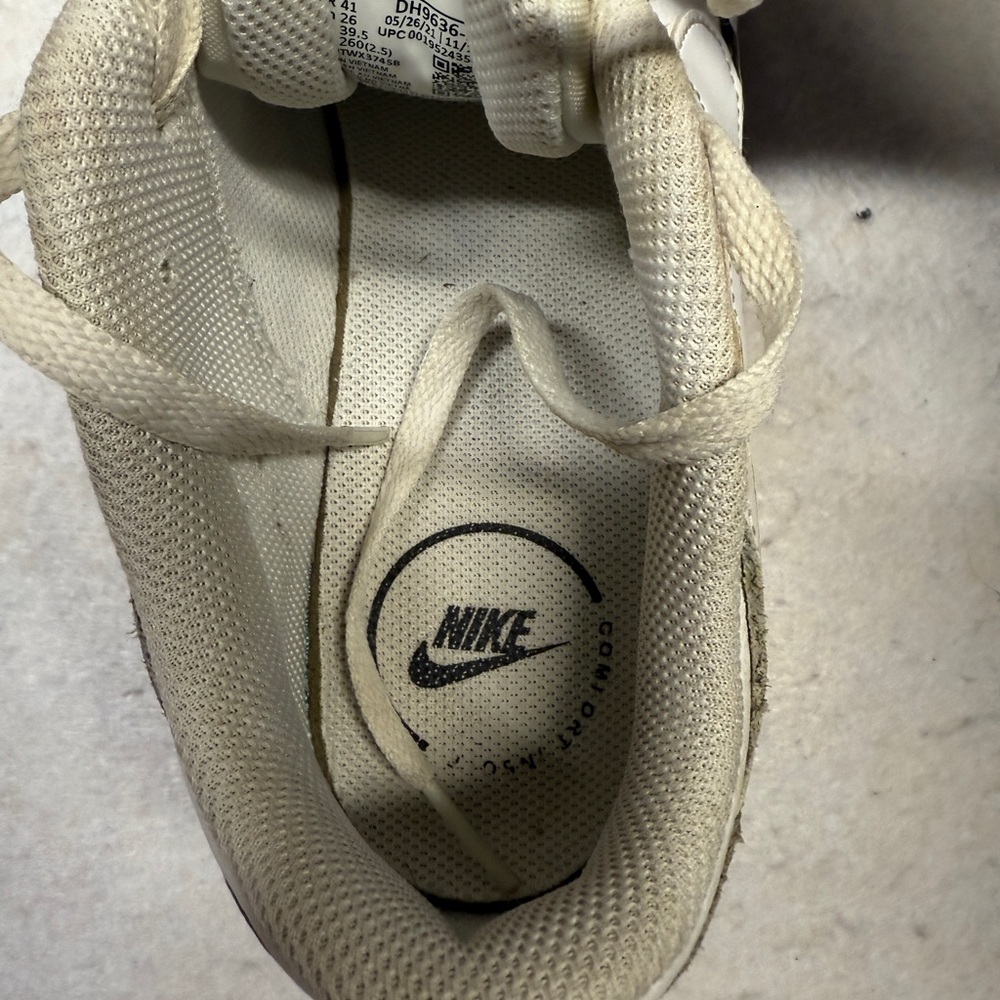 Nike Air Max Leather SC Triple White Men’s Size 8 - Picture 6 of 8